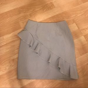 LF brand striped mini skirt